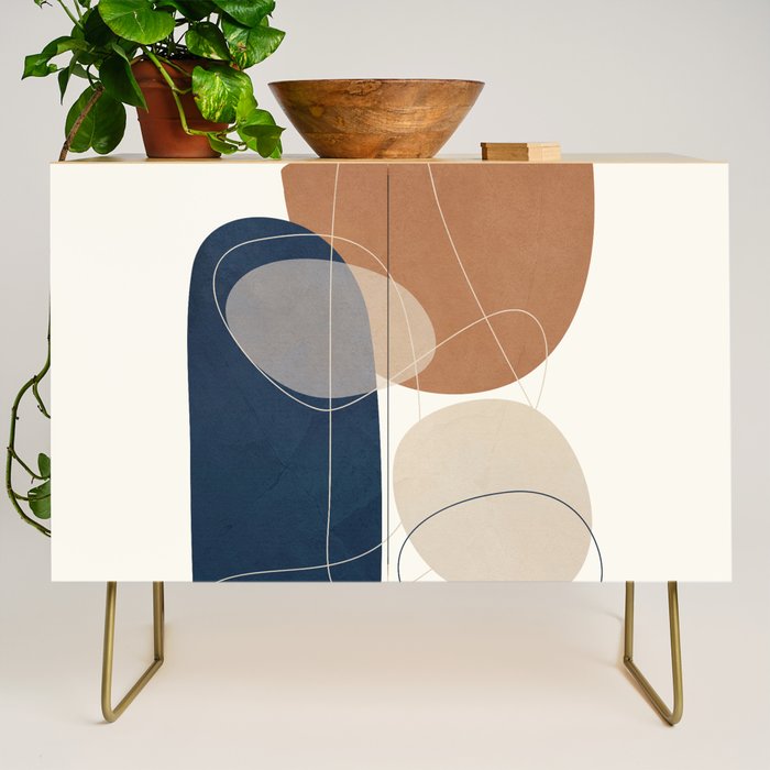 Spiraling Geometry 1 Credenza Gallery Image 1