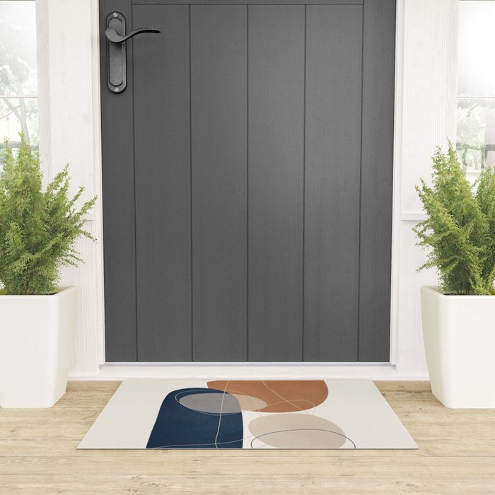Spiraling Geometry 1 Welcome Mat Gallery Image 3
