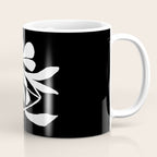 Tulip Fossil In Black  Coffee Mug Gallery Image 1