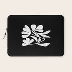 Tulip Fossil In Black  Laptop Sleeve Gallery Image 1