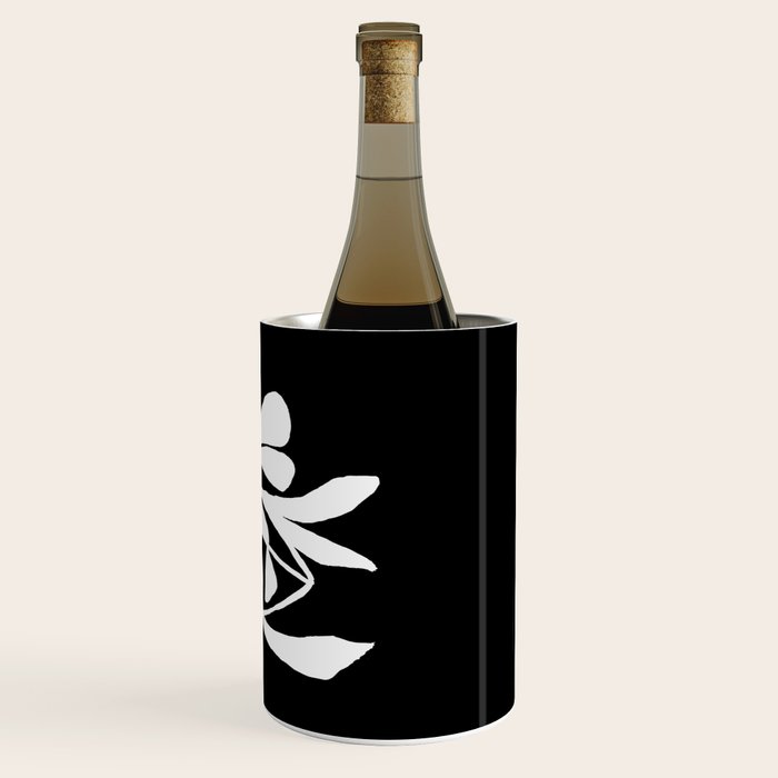 Tulip Fossil In Black  Wine Chiller Gallery Image 3