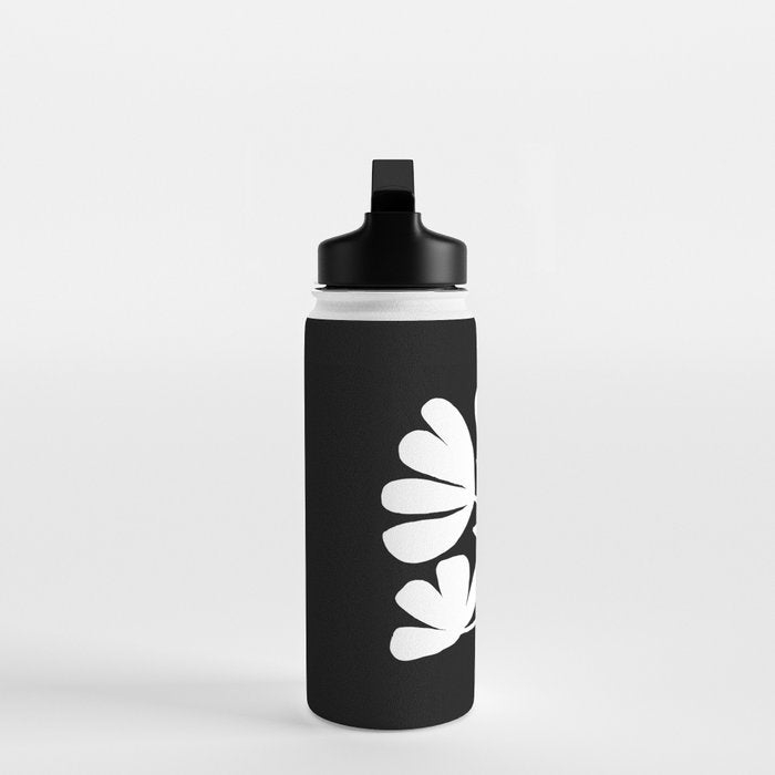 Tulip Fossil In Black  Water Bottle Gallery Image 3