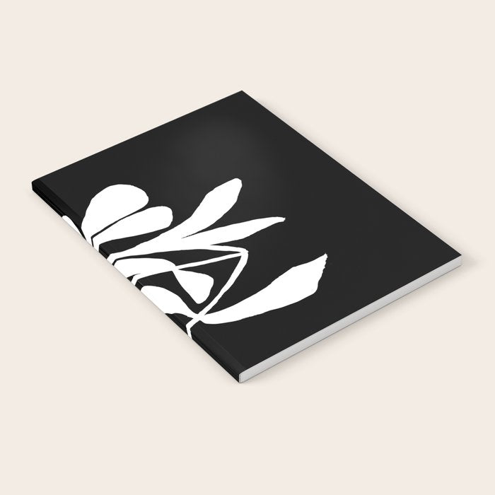 Tulip Fossil In Black  Notebook Gallery Image 2