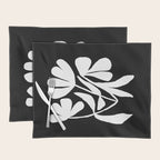 Tulip Fossil In Black  Placemat Gallery Image 1