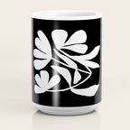 Tulip Fossil In Black  Coffee Mug Gallery Image 4