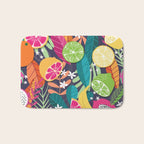 Tropical fruit pattern 03 Bath Mat Gallery Image 1