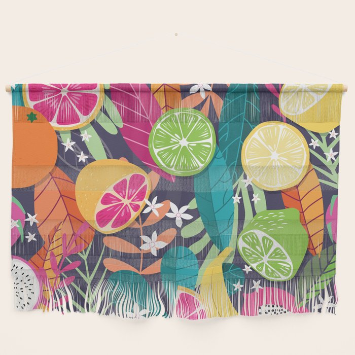 Tropical fruit pattern 03 Wall Hanging Gallery Image 1