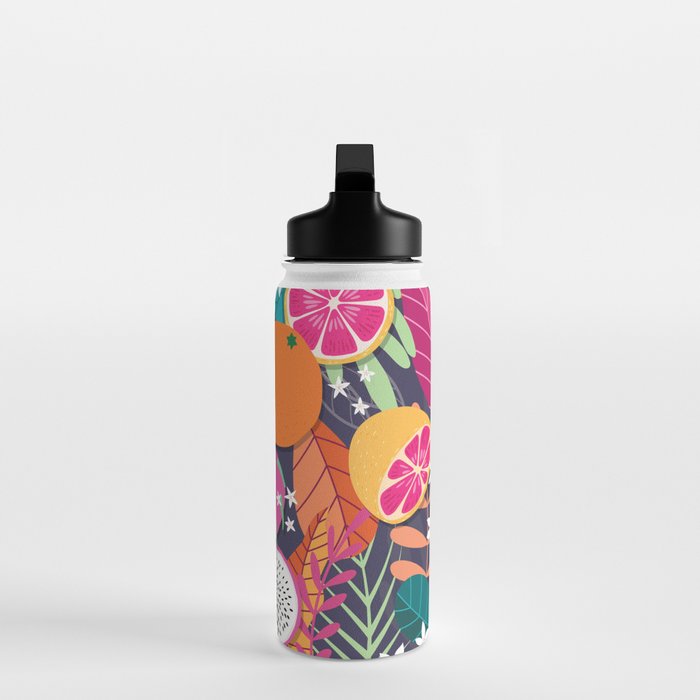 Tropical fruit pattern 03 Water Bottle Gallery Image 3