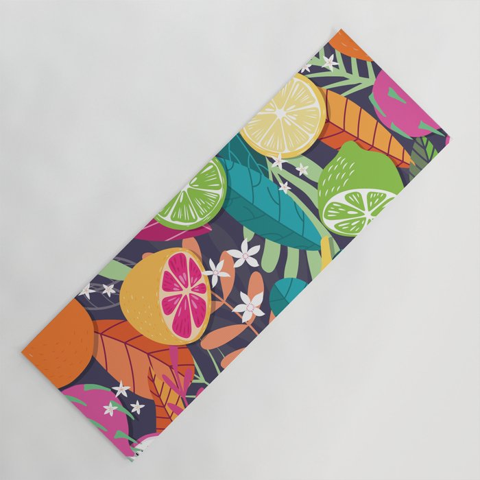Tropical fruit pattern 03 Yoga Mat Gallery Image 1