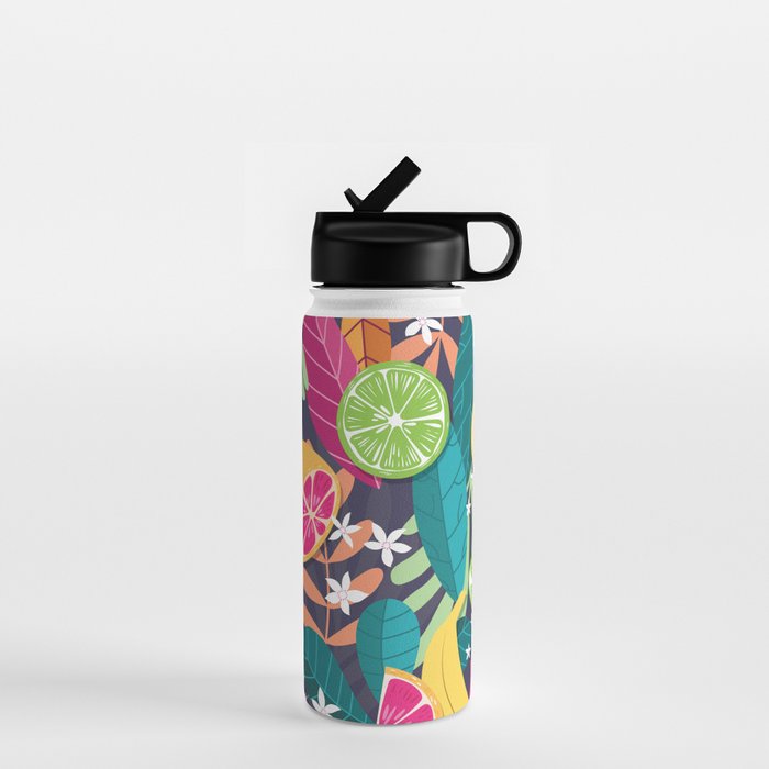 Tropical fruit pattern 03 Water Bottle Gallery Image 1