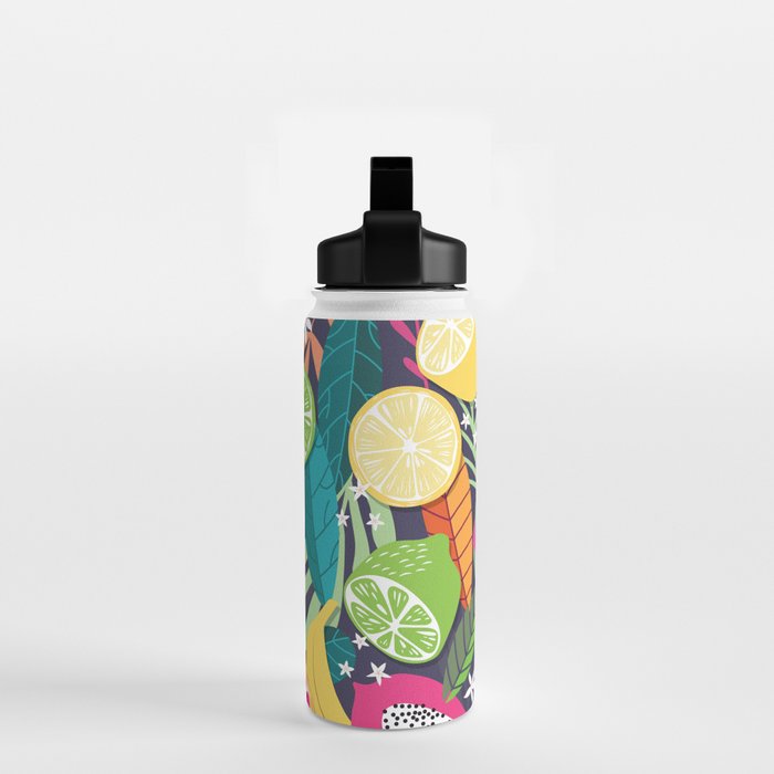 Tropical fruit pattern 03 Water Bottle Gallery Image 2