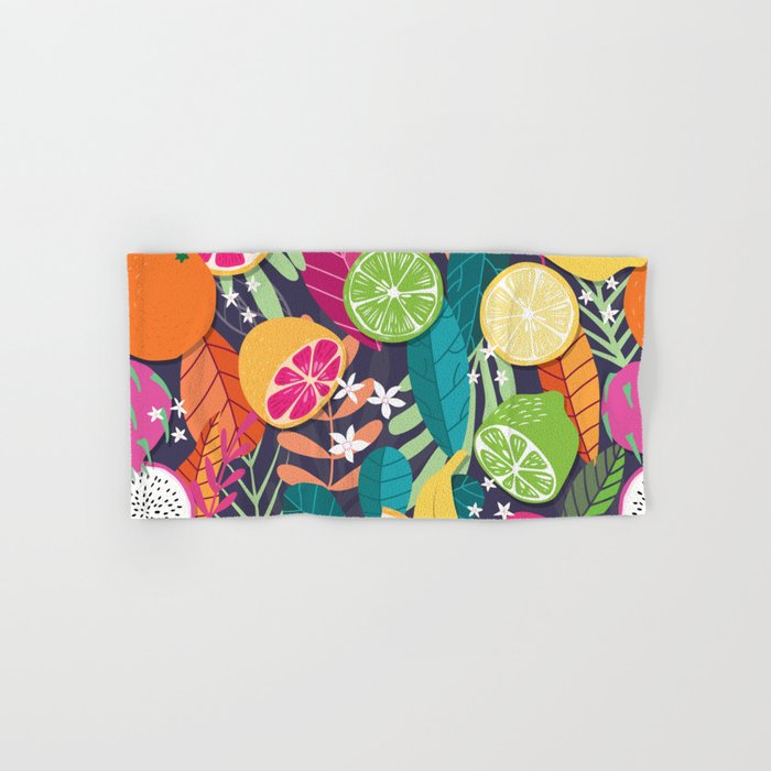 Tropical fruit pattern 03 Bath Towel Gallery Image 1