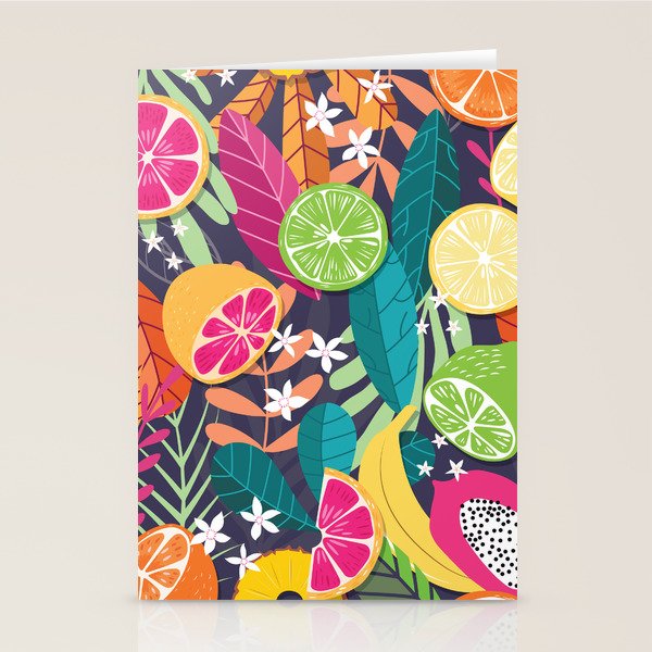 Tropical fruit pattern 03 Stationery Card Gallery Image 2