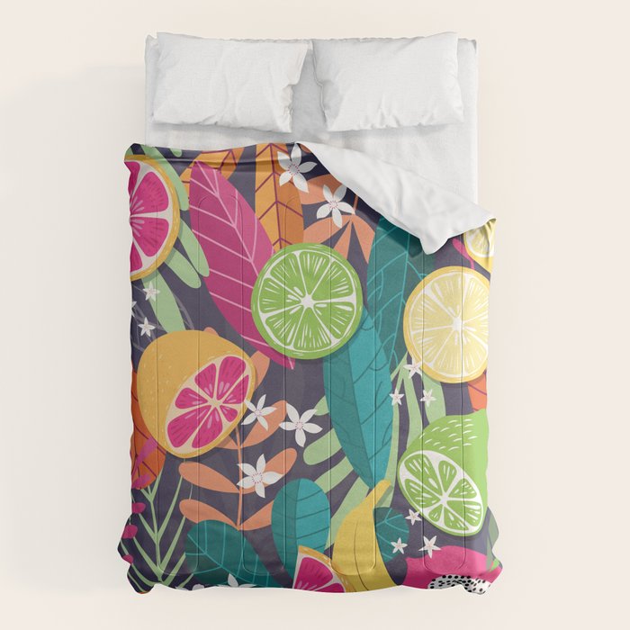 Tropical fruit pattern 03 Comforter Gallery Image 6