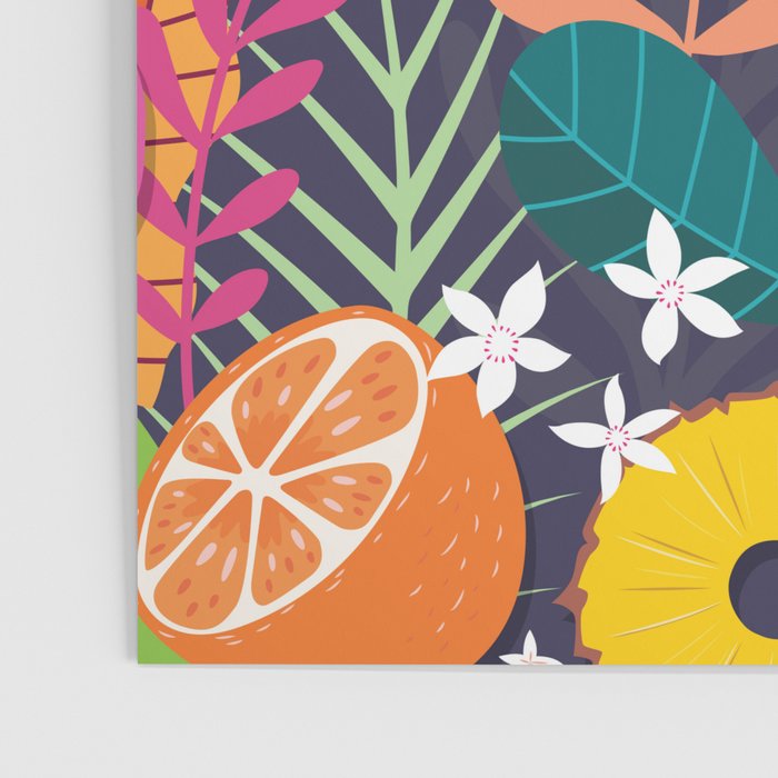 Tropical fruit pattern 03 Poster Gallery Image 3