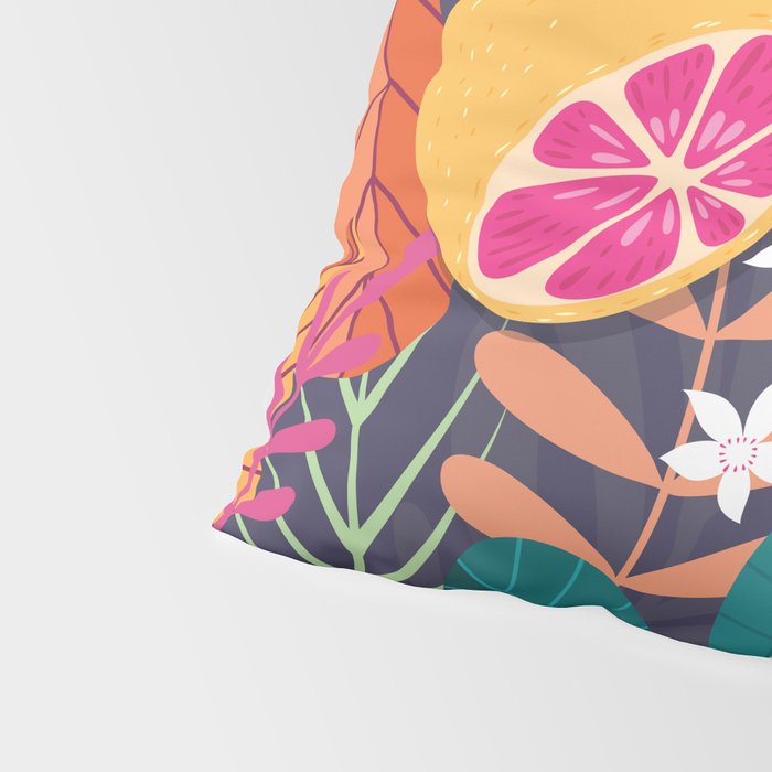 Tropical fruit pattern 03 Pillow Sham Gallery Image 4