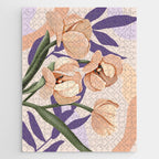 Large pink flowers MP3 Jigsaw Puzzle Gallery Image 1