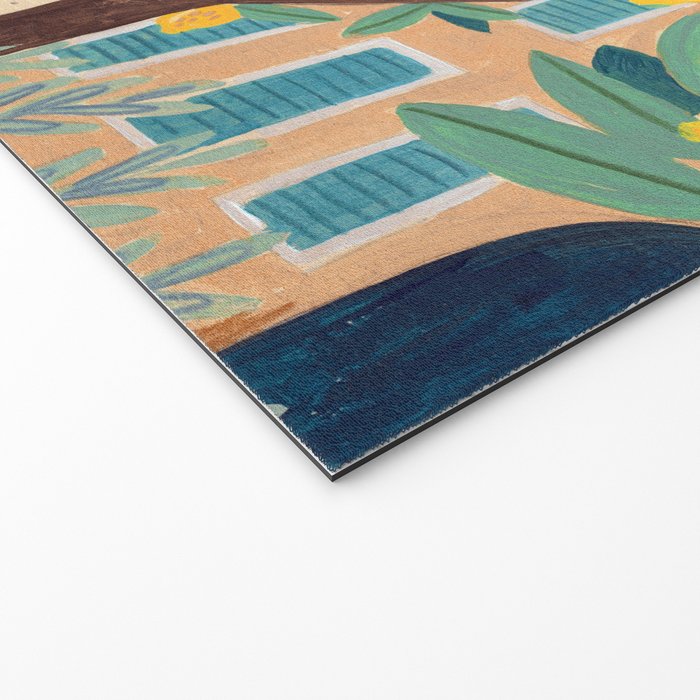 Travel poster woman on the Amalfi coast Italy Welcome Mat Gallery Image 2