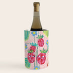 Sweet Strawberry Plant Friends in Red & Pink Wine Chiller Gallery Image 1