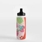 Sweet Strawberry Plant Friends in Red & Pink Water Bottle Gallery Image 2