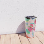 Sweet Strawberry Plant Friends in Red & Pink Travel Mug Gallery Image 4
