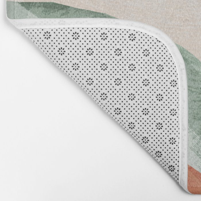 Modern Abstract Art Plant 3 Bath Mat Gallery Image 2