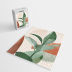 Modern Abstract Art Plant 3 Jigsaw Puzzle Gallery Image 2