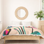 Modern Lotus Duvet Cover Gallery Image 3
