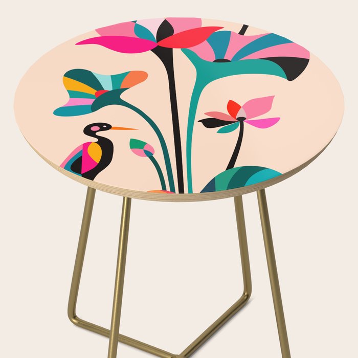 Modern Lotus Side Table Gallery Image 2