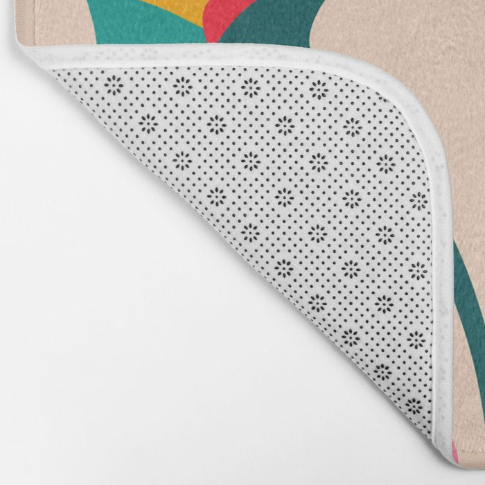 Modern Lotus Bath Mat Gallery Image 2