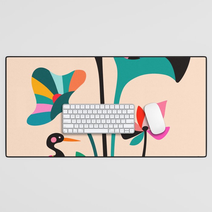 Modern Lotus Desk Mat Gallery Image 1