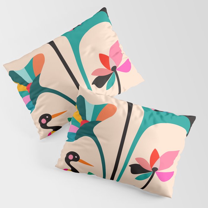 Modern Lotus Pillow Sham Gallery Image 3