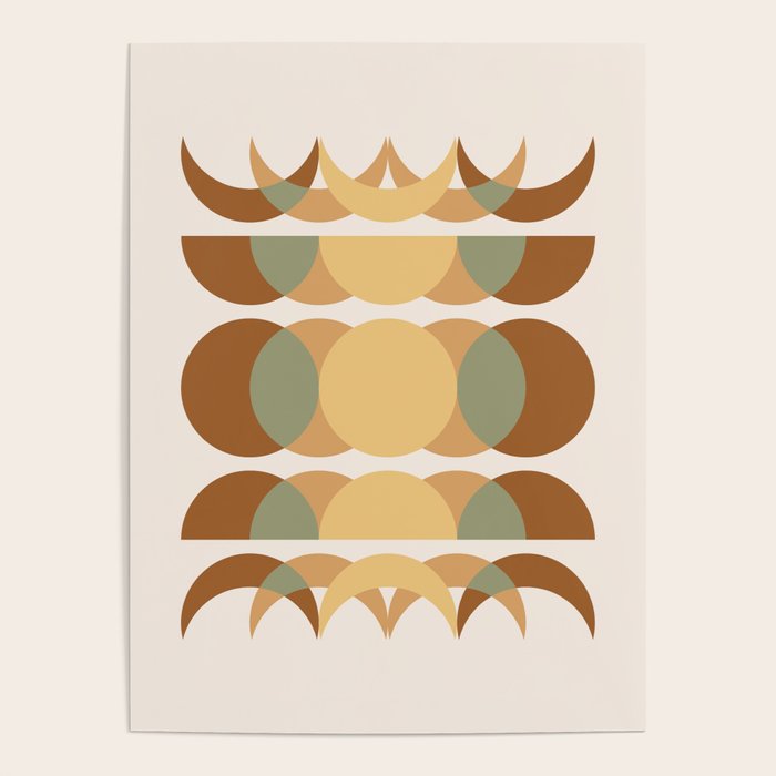 Moon Phases Abstract XIV Poster Gallery Image 4