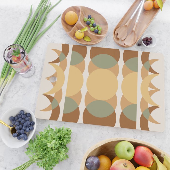 Moon Phases Abstract XIV Cutting Board Gallery Image 2