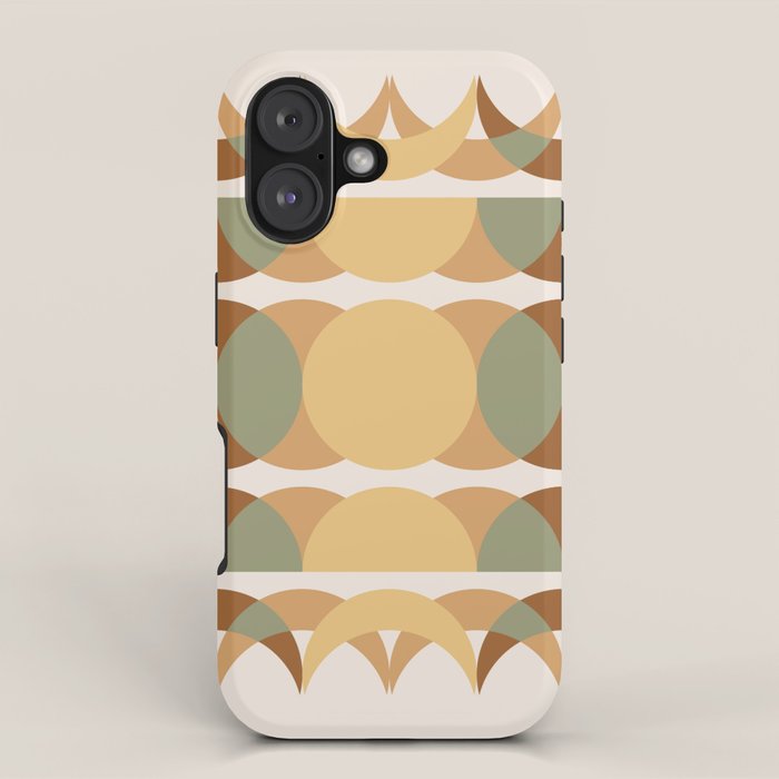 Moon Phases Abstract XIV iPhone Case Gallery Image 1