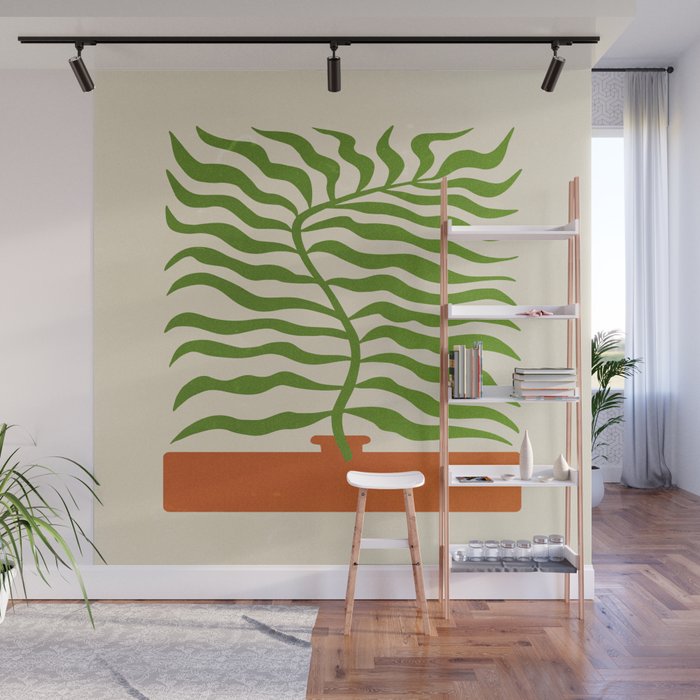 Wild Leaves II: Matisse Edition Wall Mural Gallery Image 1