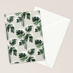 Cat and Plant 11 Pattern Stationery Card Gallery Image 2