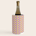 Modern colorful artistic teal pink orange easter eggs pattern Wine Chiller Gallery Image 3