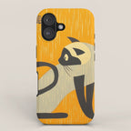 Asai Kiyoshi Japanese Woodblock Siamese Cat Midcounty Modern Art iPhone Case Gallery Image 1