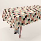 Bold Retro Checks Pattern - Small XXXIV Tablecloth Gallery Image 1