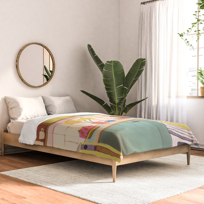 Retro kitchen Comforter Gallery Image 2
