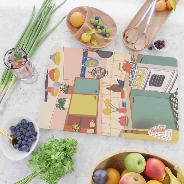 Retro kitchen Cutting Board Gallery Image 2