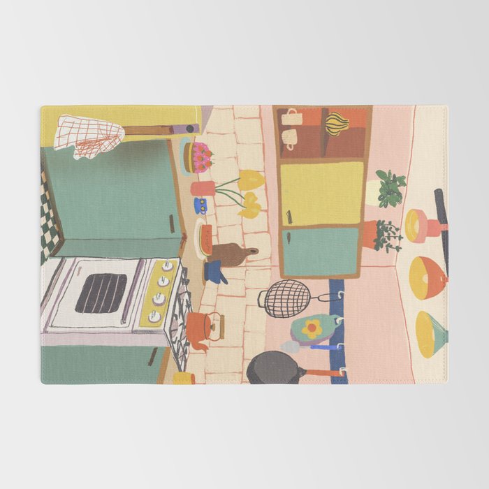 Retro kitchen Rug Gallery Image 2