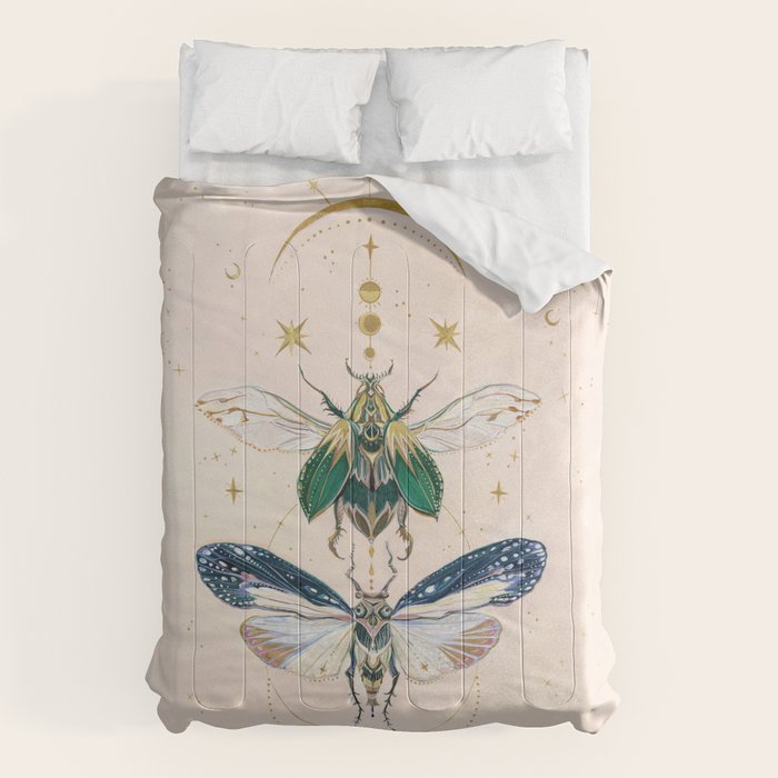 Moon insects Comforter Gallery Image 1