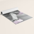Satirical Einstein in Fuzzy Pink Slippers Classic E = mc² Black and White Satirical Photography  Yoga Mat Gallery Image 2