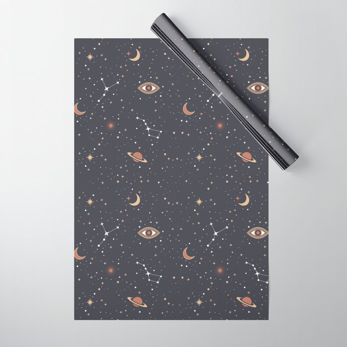 Mystical Galaxy Wrapping Paper Gallery Image 1