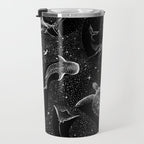 Cosmic Ocean (Black Version) Travel Mug Gallery Image 3