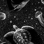 Cosmic Ocean (Black Version) Coffee Mug Gallery Image 2