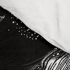 Cosmic Ocean (Black Version) Comforter Gallery Image 4