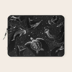 Cosmic Ocean (Black Version) Laptop Sleeve Gallery Image 1